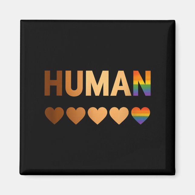 All-inclusive Hearts For Blm Racial Justice &amp;  Magnet (Front)