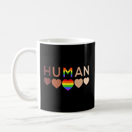 All Inclusive Hearts For Blm Racial Justice  Huma Coffee Mug