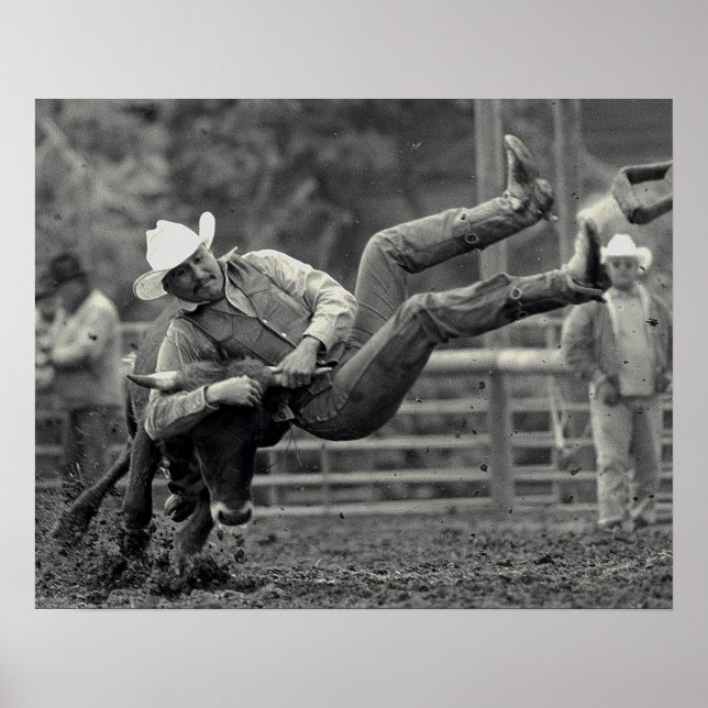 All Indian Rodeo in Tygh Valley, Oregon. Clint Poster (Front)