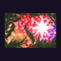 All Is Bright Christmas Canvas Print