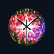 All Is Bright Christmas Clock