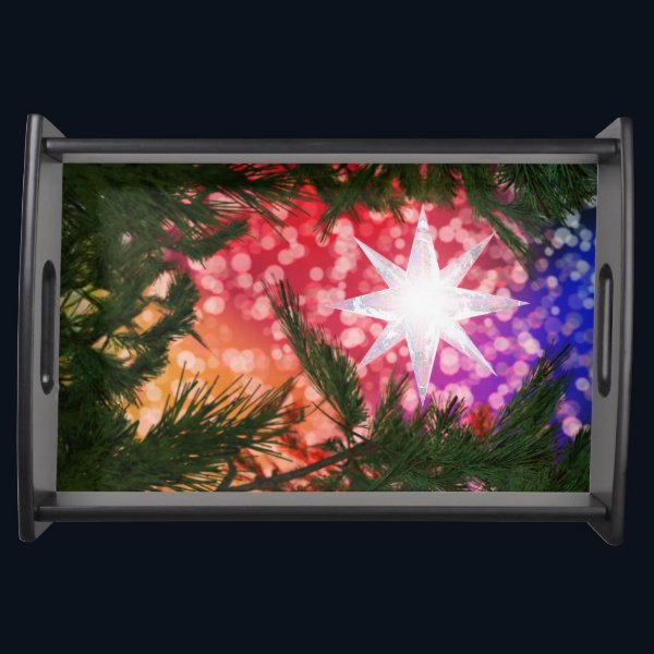 All Is Bright Christmas Serving Tray