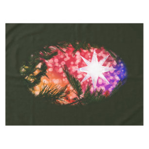 All Is Bright Christmas Tablecloth