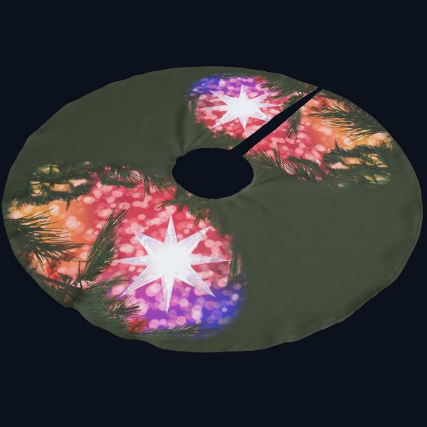 All Is Bright Christmas Tree Skirt