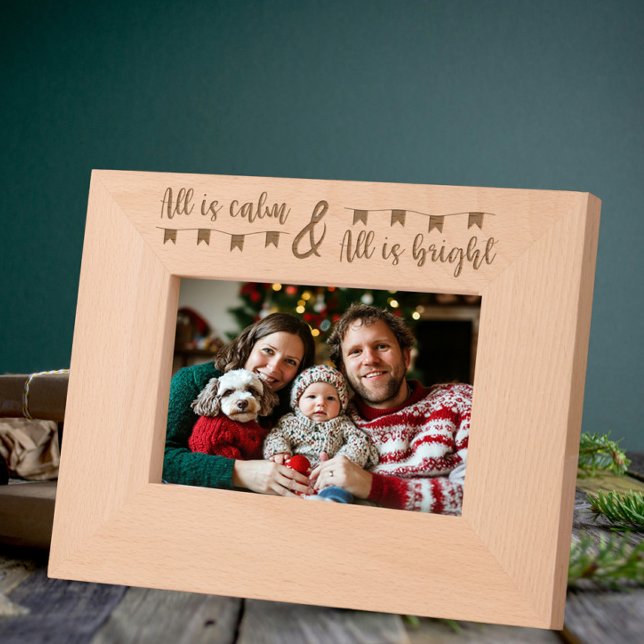 All Is Calm All Is Bright Engraved Frames (Creator Uploaded)