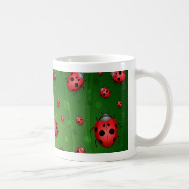 All is Full of Ladybugs Coffee Mug (Right)