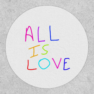 All is love rainbow colorful pride LGBTQ gay june Patch