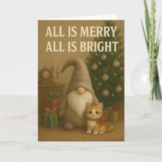 All is Merry All is Bright Christmas Card