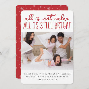 Custom Christmas Tumbler - All Is Calm All Is Bright - Great Gift! – Sunny  Box