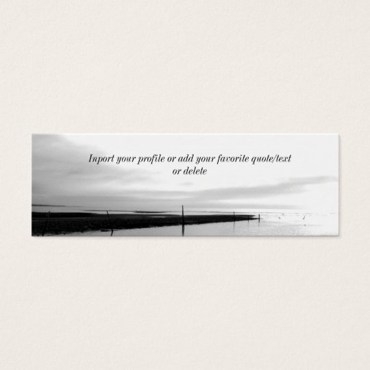 All is Still Mini Business Card