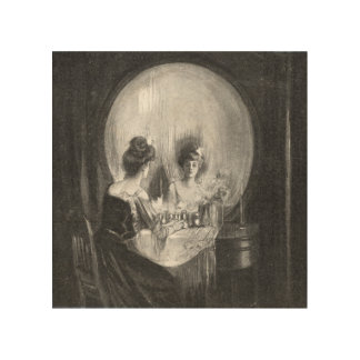 All is Vanity, by Charles Allan Gilbert Wood Wall Art