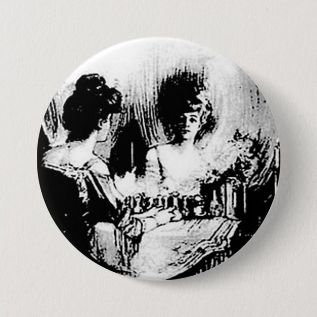 All Is Vanity Charles Allan Gilbert Button (Front)