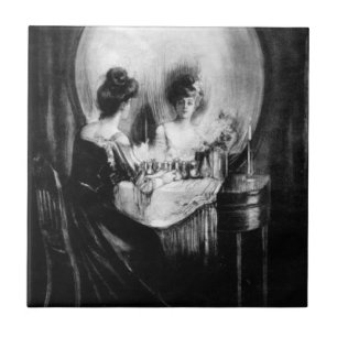 All Is Vanity Charles Allan Gilbert Ceramic Tile