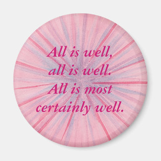 All is well, affirmation magnets