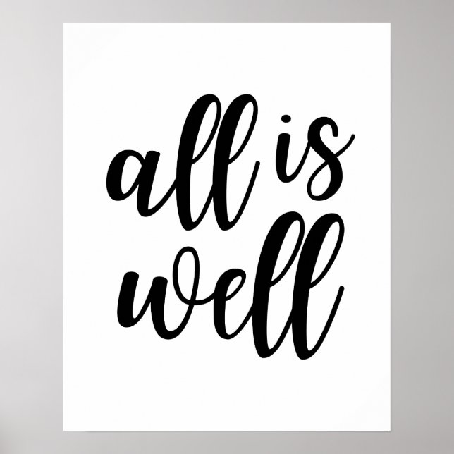 All Is Well Poster (Front)