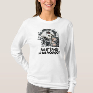 All it takes hooded tee shirt