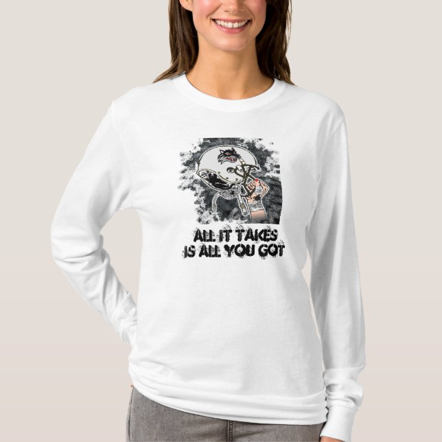 All it takes hooded tee shirt (Front)