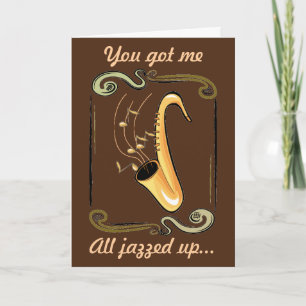 All Jazzed Up Valentine's Day Holiday Card