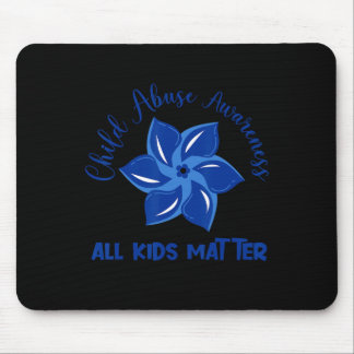 All Kids Matter Child Abuse Awareness Pinwheel Mouse Pad