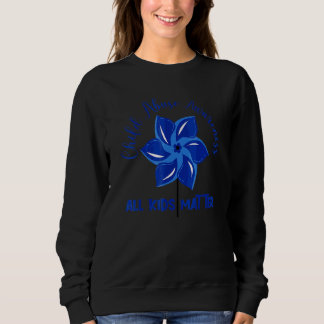 All Kids Matter Child Abuse Awareness Pinwheel Sweatshirt