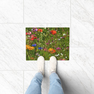 all kind of beautiful flowers doormat