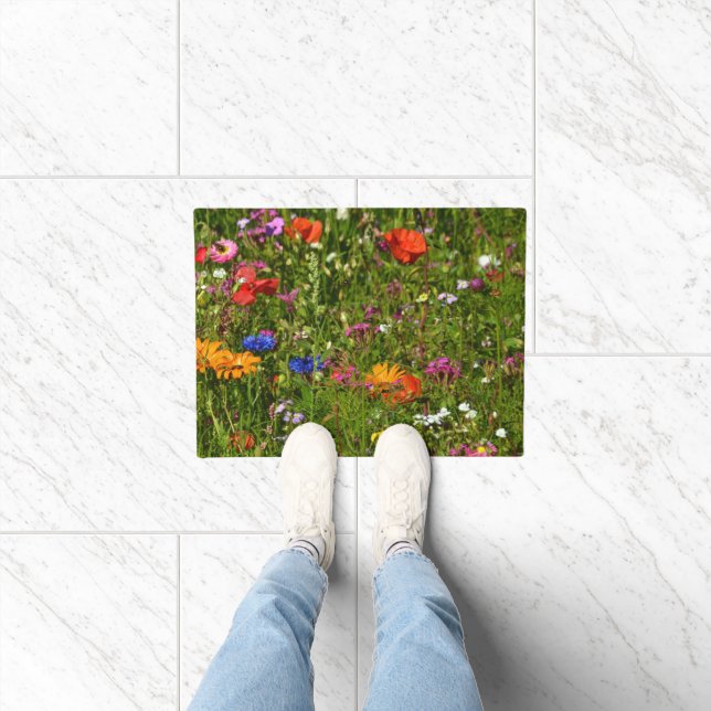 all kind of beautiful flowers doormat (Indoor)