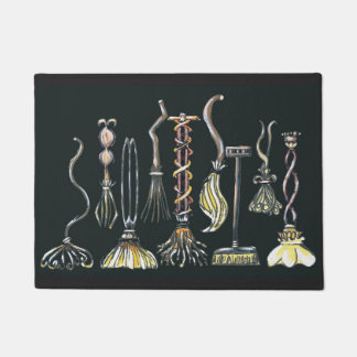All kinds of brooms doormat