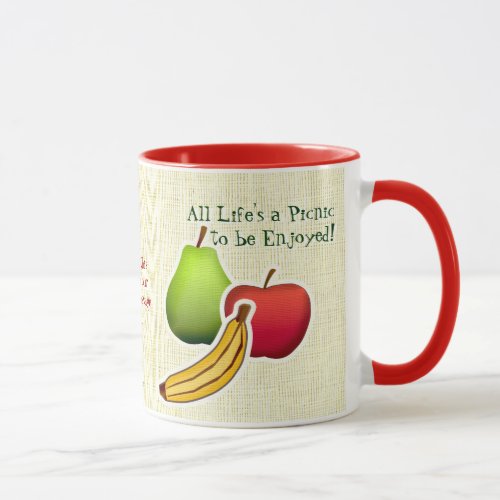 All Lifes A Picnic Personalized Mug Mug