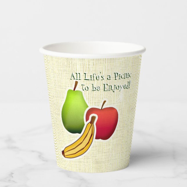 All Life's A Picnic! (Personalized Mug) Paper Cups (Front)