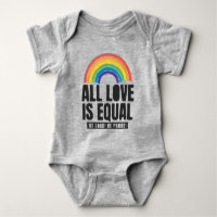 All Love Is Equal Pride LGBT Equal Rights Rainbow 