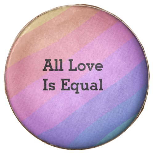 All love is equal rainbow pride Month LGBT add nam Chocolate Covered Oreo