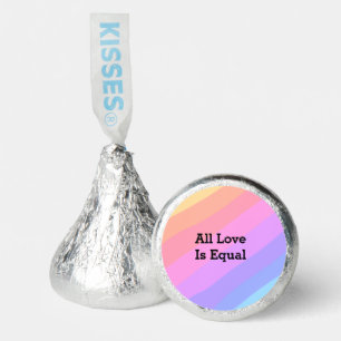 All love is equal rainbow pride Month LGBT add nam Hershey®'s Kisses®