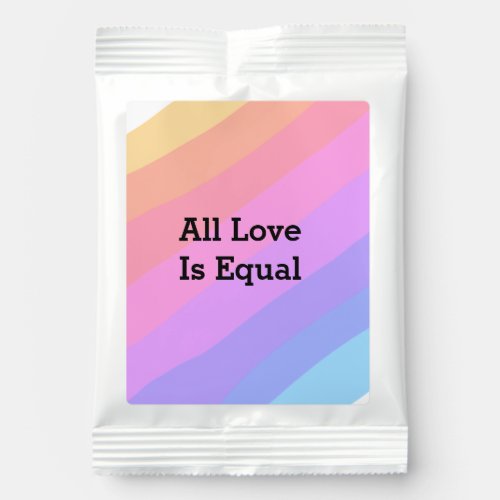 All love is equal rainbow pride Month LGBT add nam Hot Chocolate Drink Mix