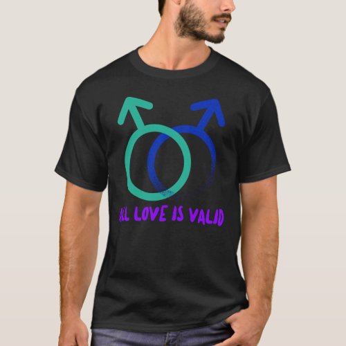 All Love Is Valid Mars Symbols T_Shirt
