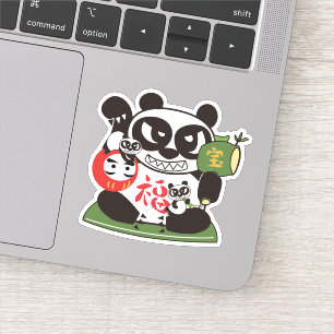 All Lucky Panda God Sticker