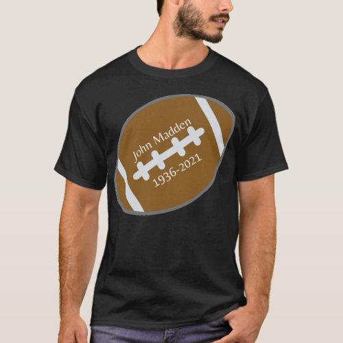 ALL MADDEN John Madden Football Coach Tribute Desi T_Shirt