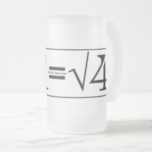All Math Genius Know Frosted Glass Beer Mug
