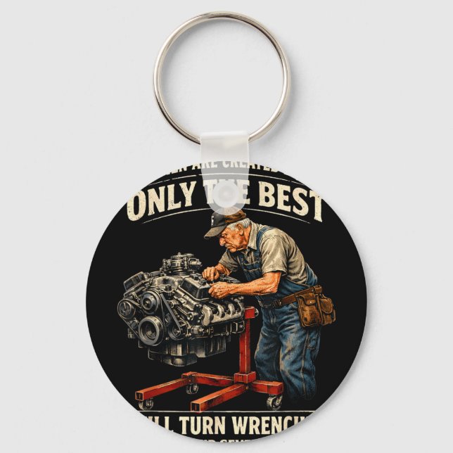 All men are created equal only the turn wrenches A Keychain (Front)