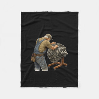 All Men are Created Equal Only The Turn Wrenches Fleece Blanket