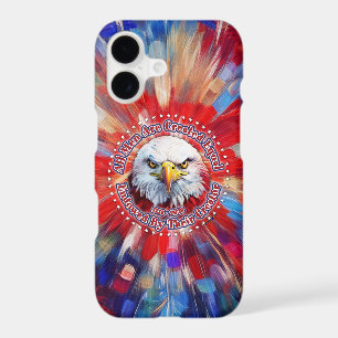 All Men Are Created Equal Red Eagle and Fireworks iPhone 17 Case