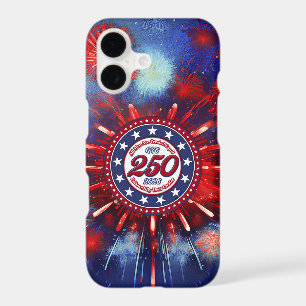All Men Are Created Graphic Fireworks Burst RWB iPhone 17 Case
