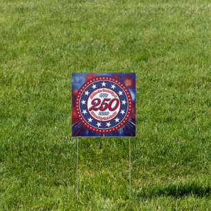  All Men Are Created Graphic Fireworks Burst RWB Sign