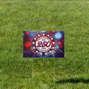  All Men Are Created Graphic Fireworks Burst White Sign