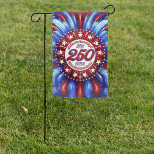 All Men Are Graphic Fireworks Red White Blue White Garden Flag