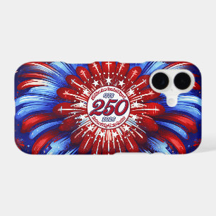 All Men Are Graphic Fireworks Red White Blue White iPhone 17 Case