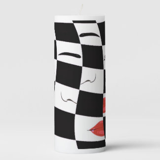 All Mixed Up Pillar Candle