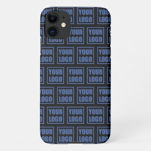 All Models Business Logo Template Tiled iPhone 11 Case