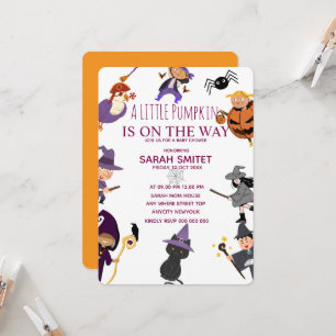 All Monsters Birthday Invitation, Halloween Birthd Invitation