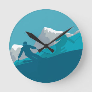 All Mountain Skiing  Round Clock