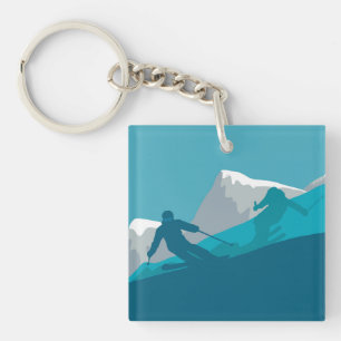 All Mountain Skiing v Keychain